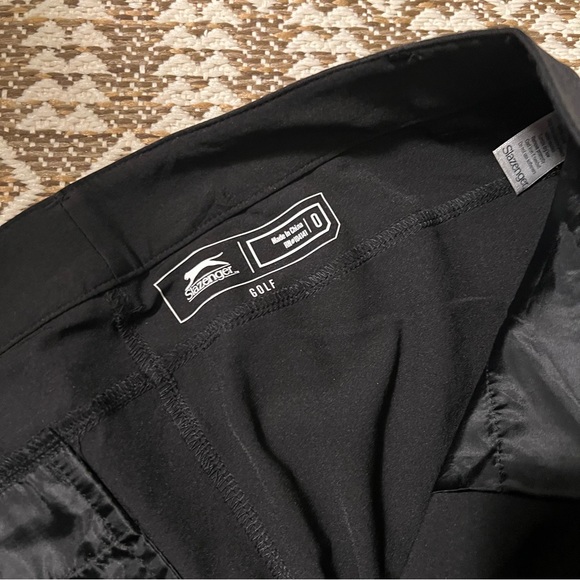 NWT Slazenger 0 Golf Black Button Closure Tech Pants Women's - Picture 4 of 7